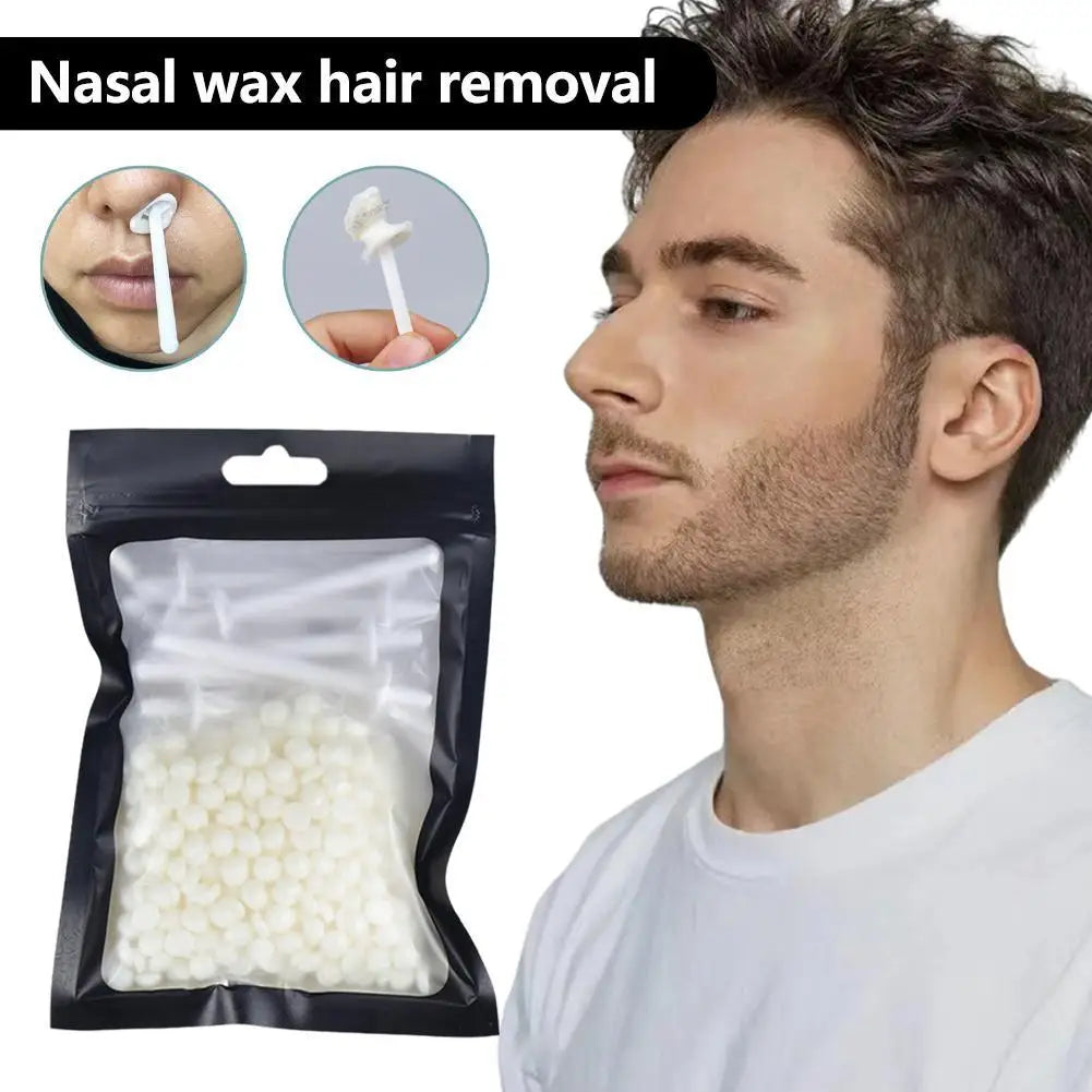 25g/50g Portable Nose Wax Kit Painless Ear Nose Hair Removal Wax Kit Sticks Nail Wax Cleaning Nose Beauty Tool For Men And Women Oasis Select