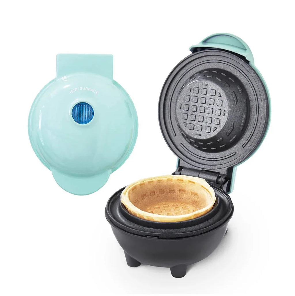 URGGU Mini Waffle Maker – Cake, Sandwich & Biscuit | 110V/220V