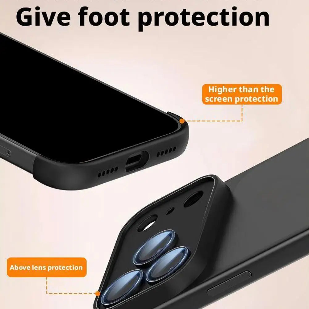 Frameless Not Case Corner Pad TPU Bumper For iPhone 17 Air 17Pro 17 Pro Max Camera Lens Protection Bumper Accessories Oasis Select