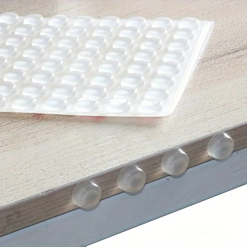 50/100Pcs Soft Silicone Rubber Anti Slip Bumpers Feet Pads Damper Buffer Cabinet Bumpers Silicone Furniture Pads Drawer Door Pad Oasis Select