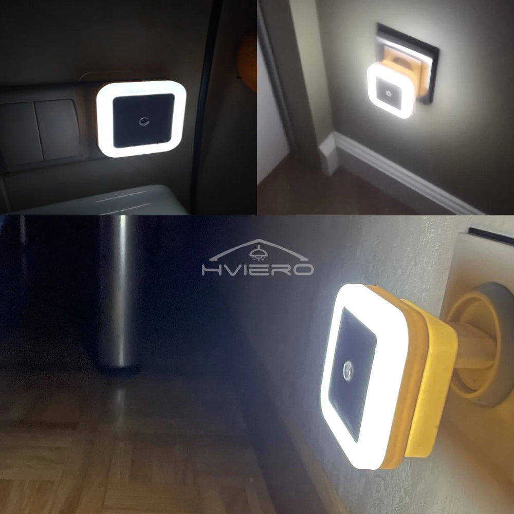 Motion Sensor LED Night Light – Plug-In Smart Wall Lamp