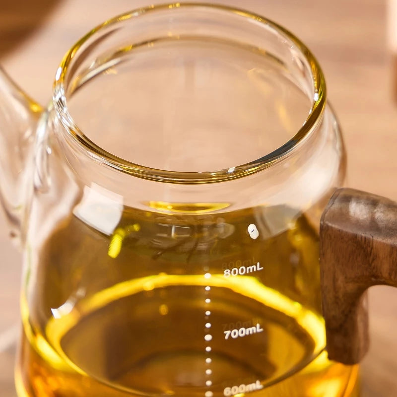 Walnut Oil Pot Kitchen Household No Oil Hanging Food Grade High Borosilicate All Glass Jar Pot Kitchen Storage Supplies Oasis Select