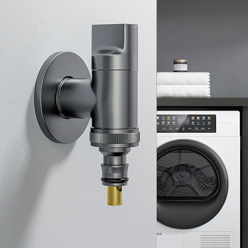 Automatic Water Stop Valve | All-Copper Washing Machine Faucet