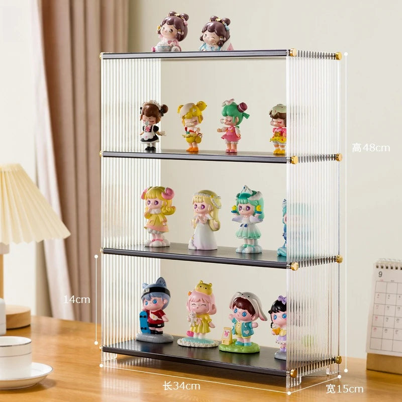 Blind box display stand Figure display case POP MART Lego doll building block storage desktop acrylic storage box Oasis Select