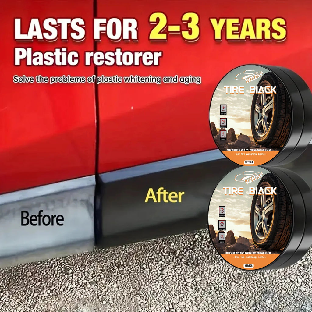 Car Tire Wax Brightener & Glaze – Shine, Protect & Anti-Age