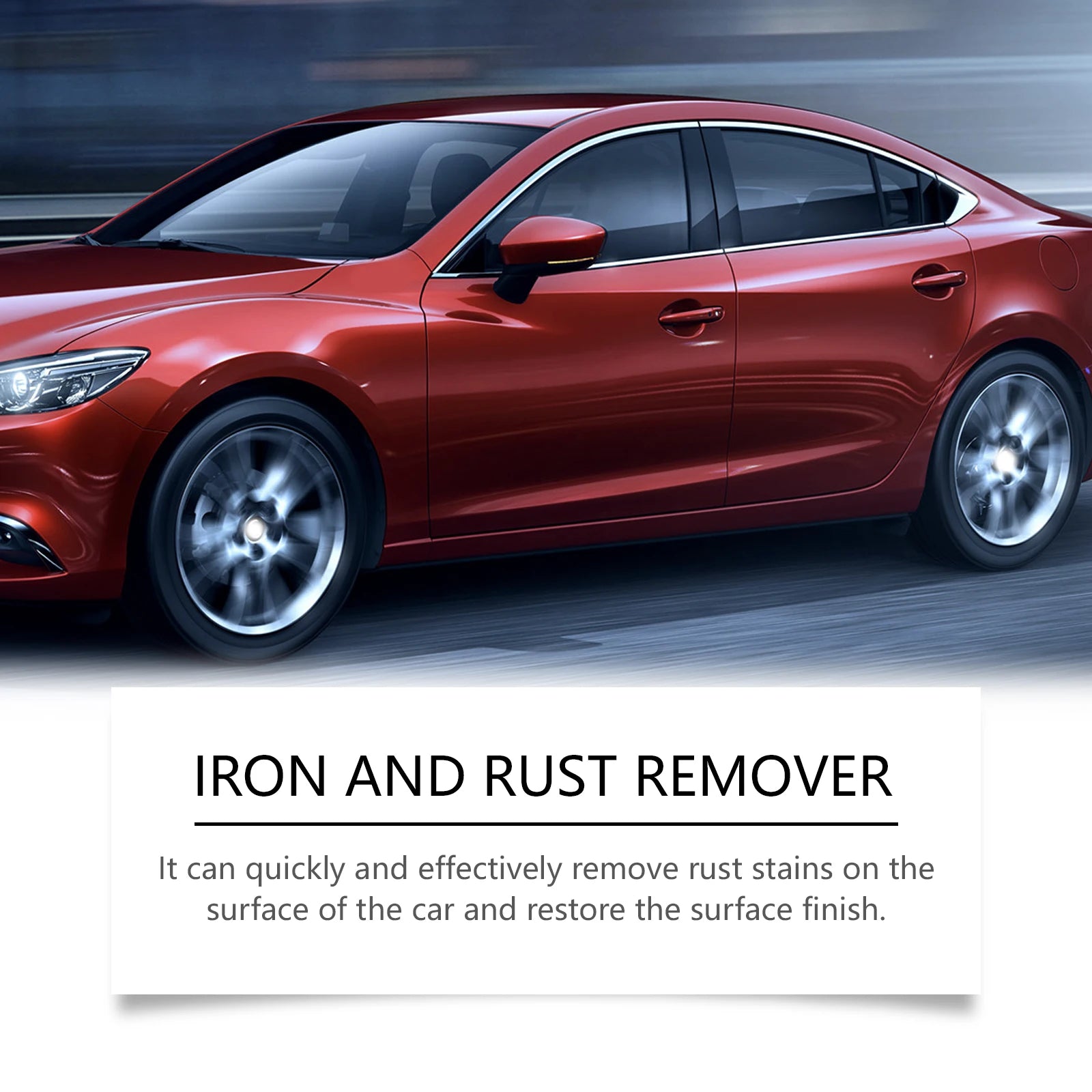 Automobile Rust Cleaner Spray Effective Strong Cleaner For Tire Stains Iron Buildup Restore Shine Car Beauty Cleaning Spray Oasis Select