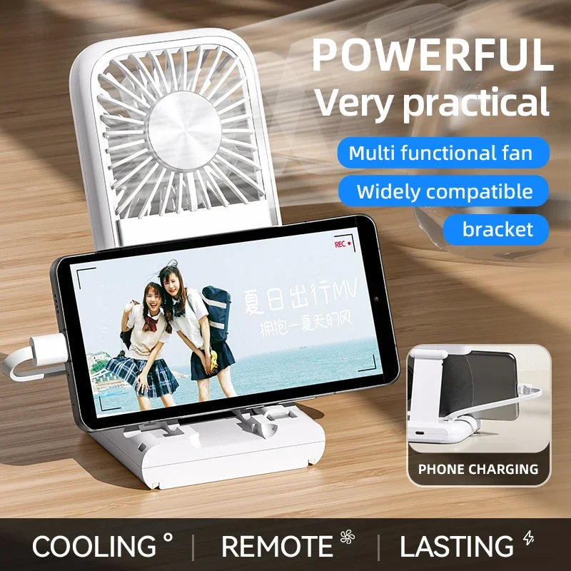 URGGU Semiconductor Cooling Pocket Fan | Power Bank & LED Display
