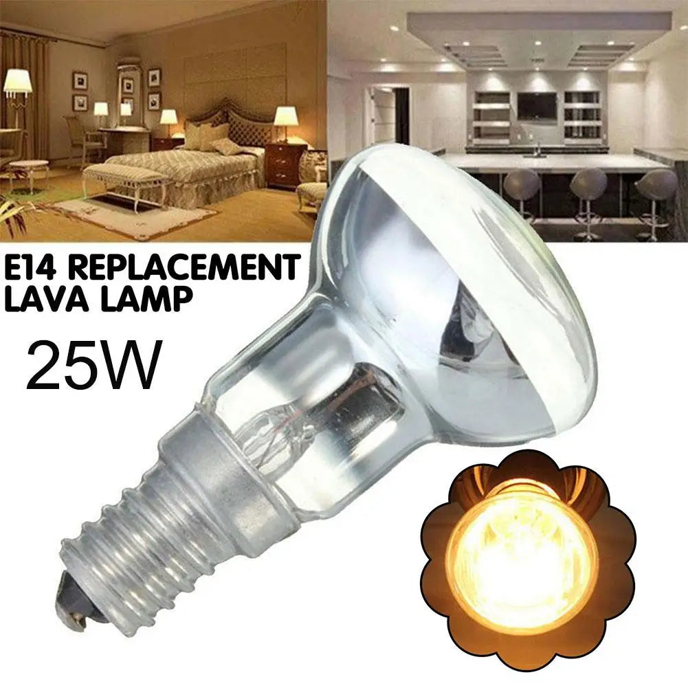 E14 R39 25W Replacement Lava Lamp Spotlight Screw In Reflector Bulbs Spot Light Clear Bulb Light Incandescent Oasis Select