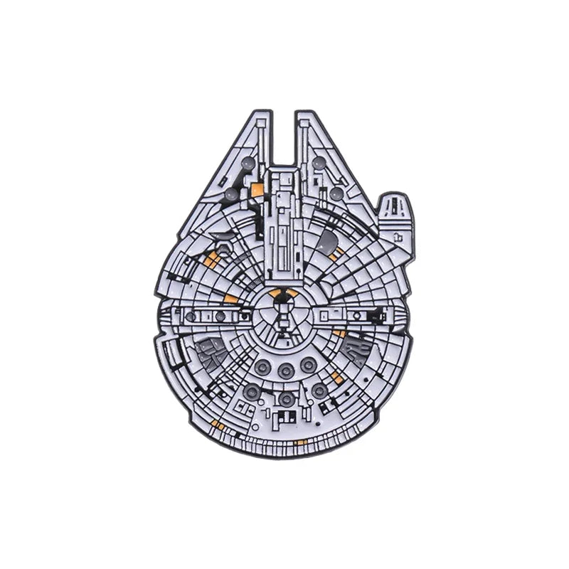 Science Technology Enamel Pins Custom Science Fiction Movies Brooches Lapel Badges Punk Jewelry Gift Oasis Select QHXZ1039