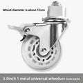 2inch Universal Mute Office Chair Wheel Caster Heavy Duty Swivel Castor Replace Furniture Wheels Roller Rubber Brake DIY Oasis Select J