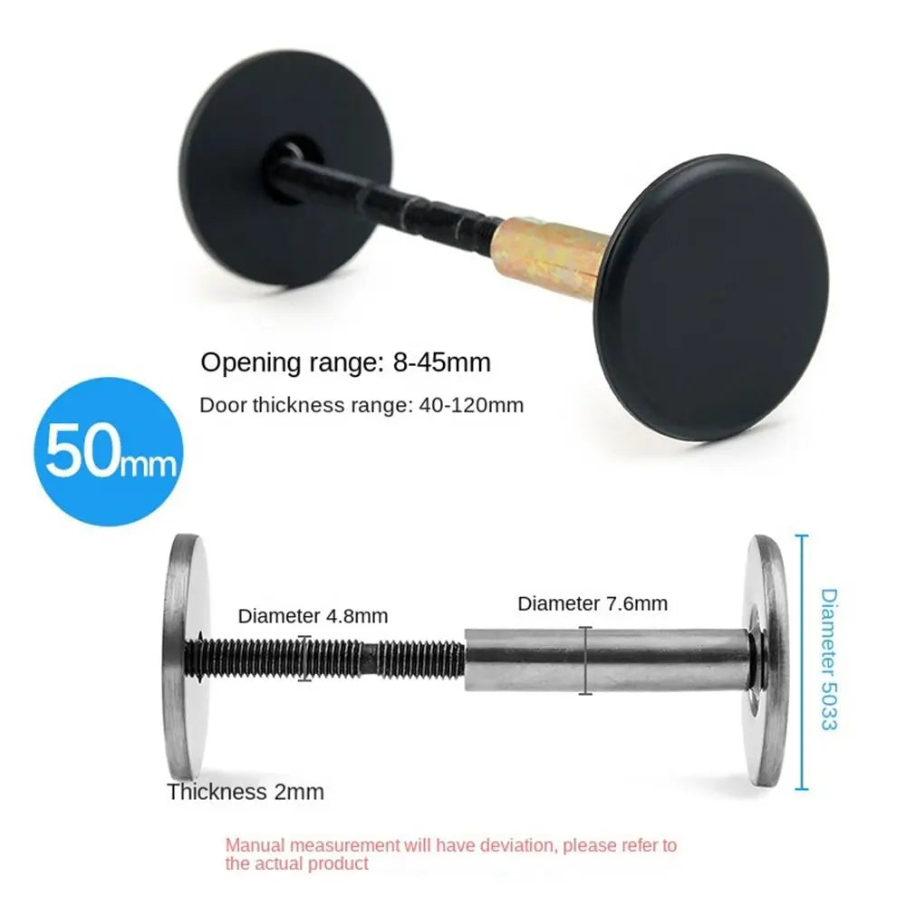 New Galvanized Door Hole Blocker Anti Theft Safety Cat Eye Blocker Multifunctional Decorative Cover Lock Hole Patching Tool Door Oasis Select Style 5
