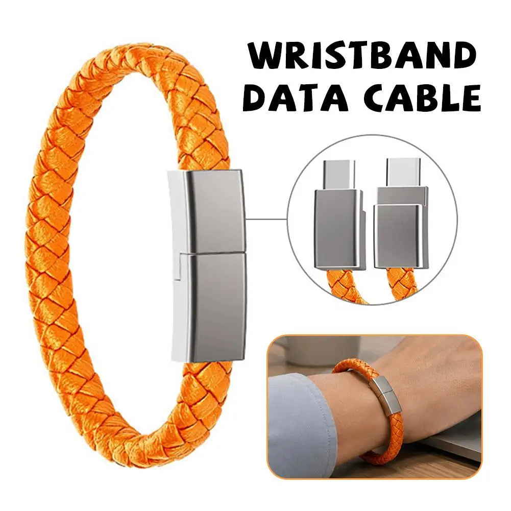 USB-C Bracelet Charging Cable | 240W Fast Charge Wristband