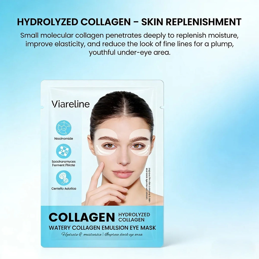 Collagen Eye Patches Reduce Fine Lines Dark Circles Hydrate Firm Maintain Soft Smooth Eye Contour Skin Eye Care Oasis Select