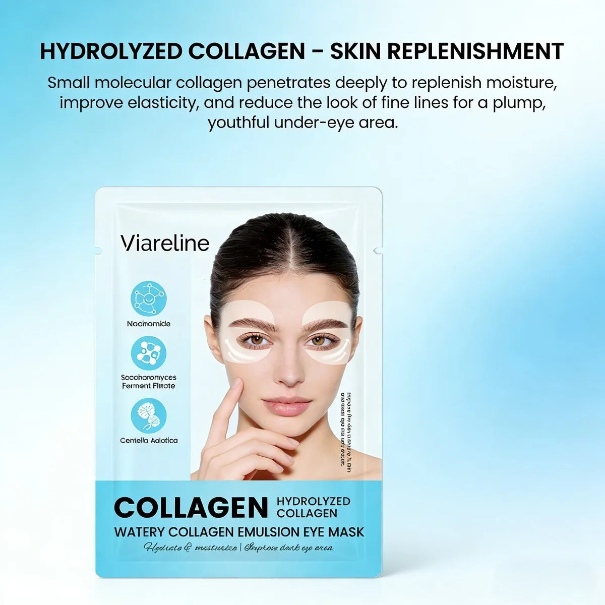 Collagen Eye Patches Reduce Fine Lines Dark Circles Hydrate Firm Maintain Soft Smooth Eye Contour Skin Eye Care Oasis Select