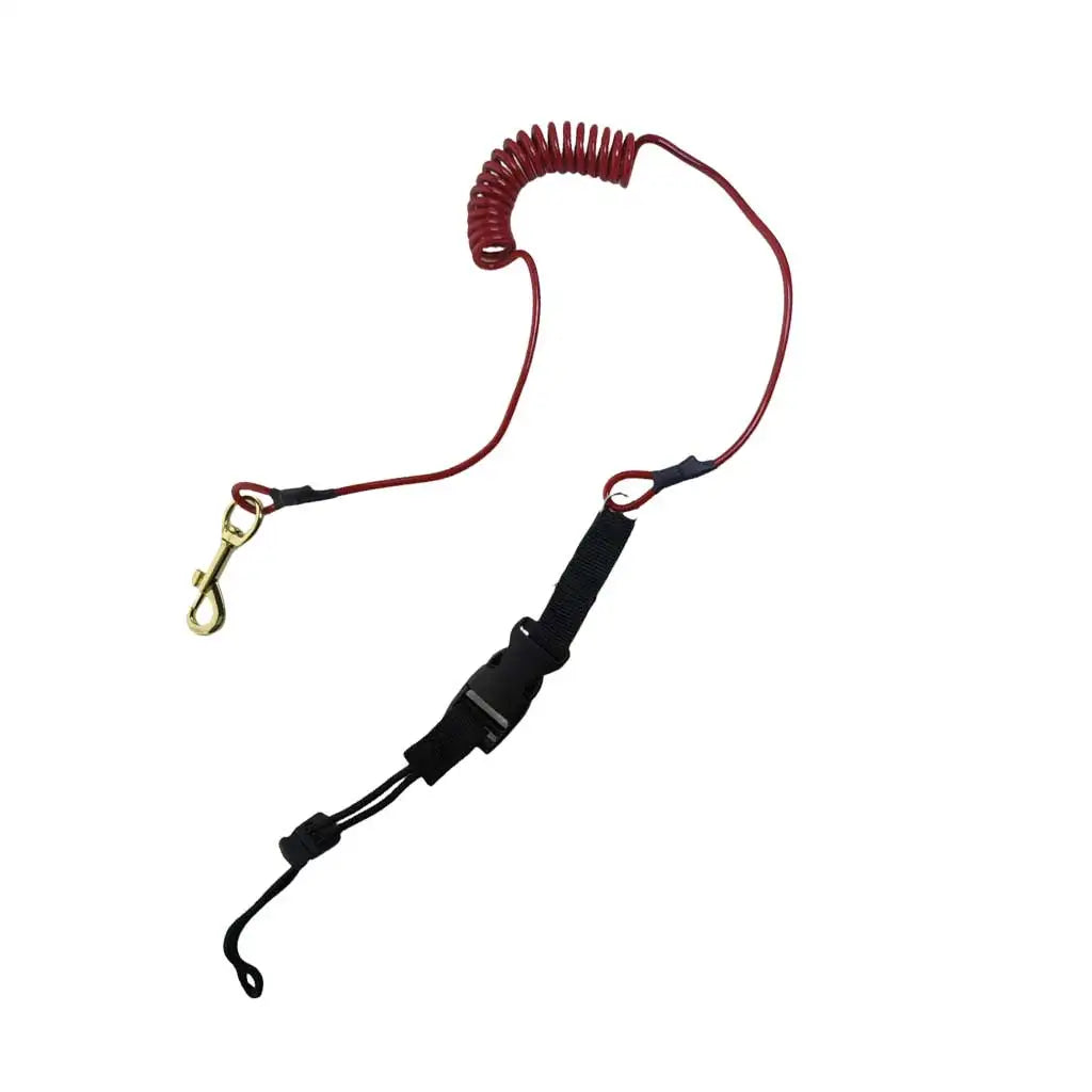 Adjustable Elastic Coiled Lanyard Leash for Kayak Paddles and Canoe Oars Coiled Kayak Paddle Rope Oasis Select