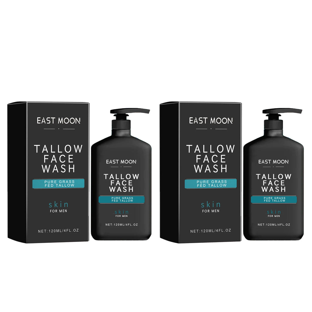 Men's Daily Face Wash Deep Cleansing Pore Oil Control Remove Acne Blackhead Brightening Facial Cleanser for Refreshed Skin Oasis Select 2 x 120ml Boxed