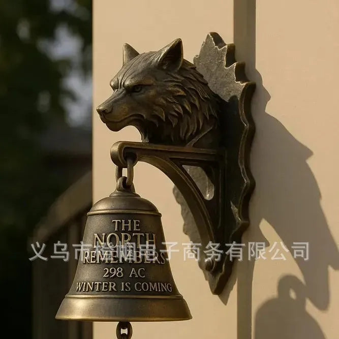 Basset Hound Welcome Doorbell Animal Series Welcome Doorbell decorative figurines Oasis Select wolf head