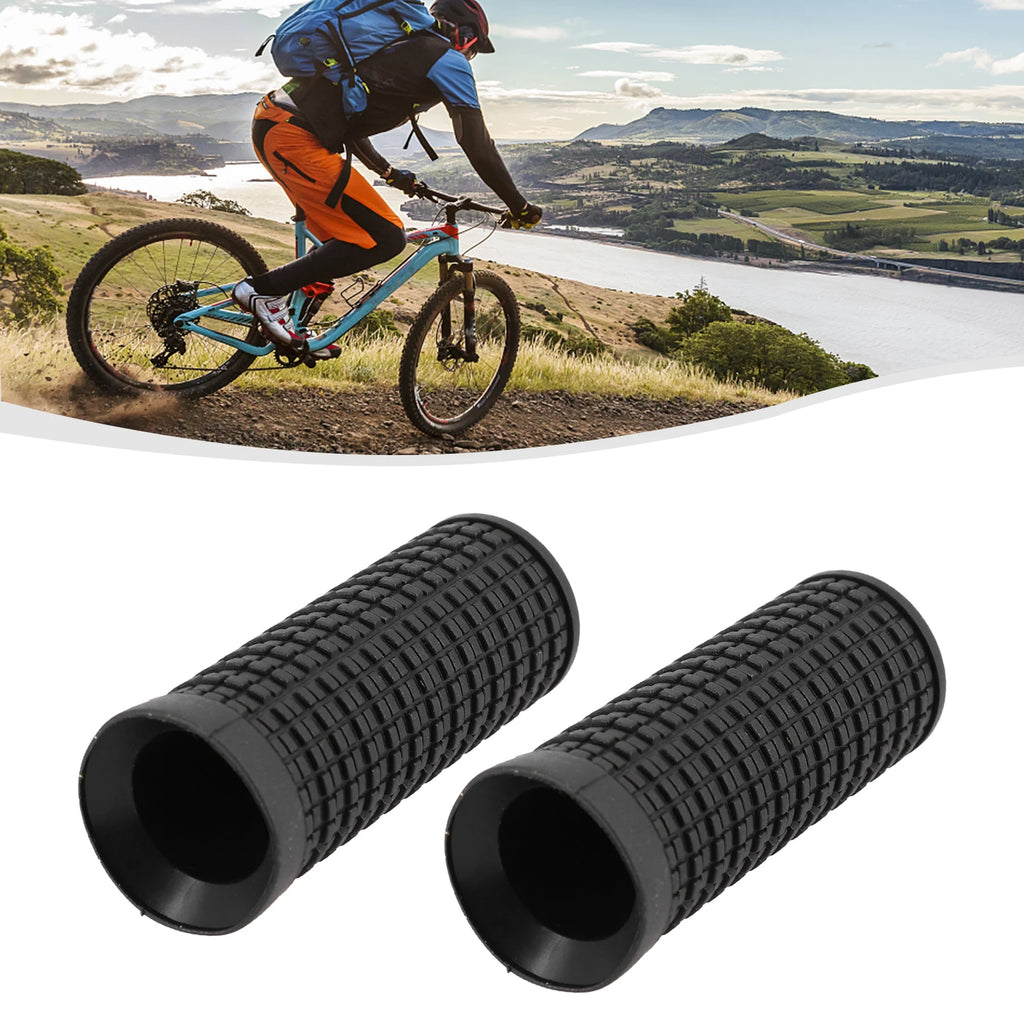 Bicycle Resin Handlebar Grips 22.2x75mm MTB Bike Short Bar Blcak Cover Handle Bars Grip For Shimano SL-RS35 Cycling Accessories Oasis Select