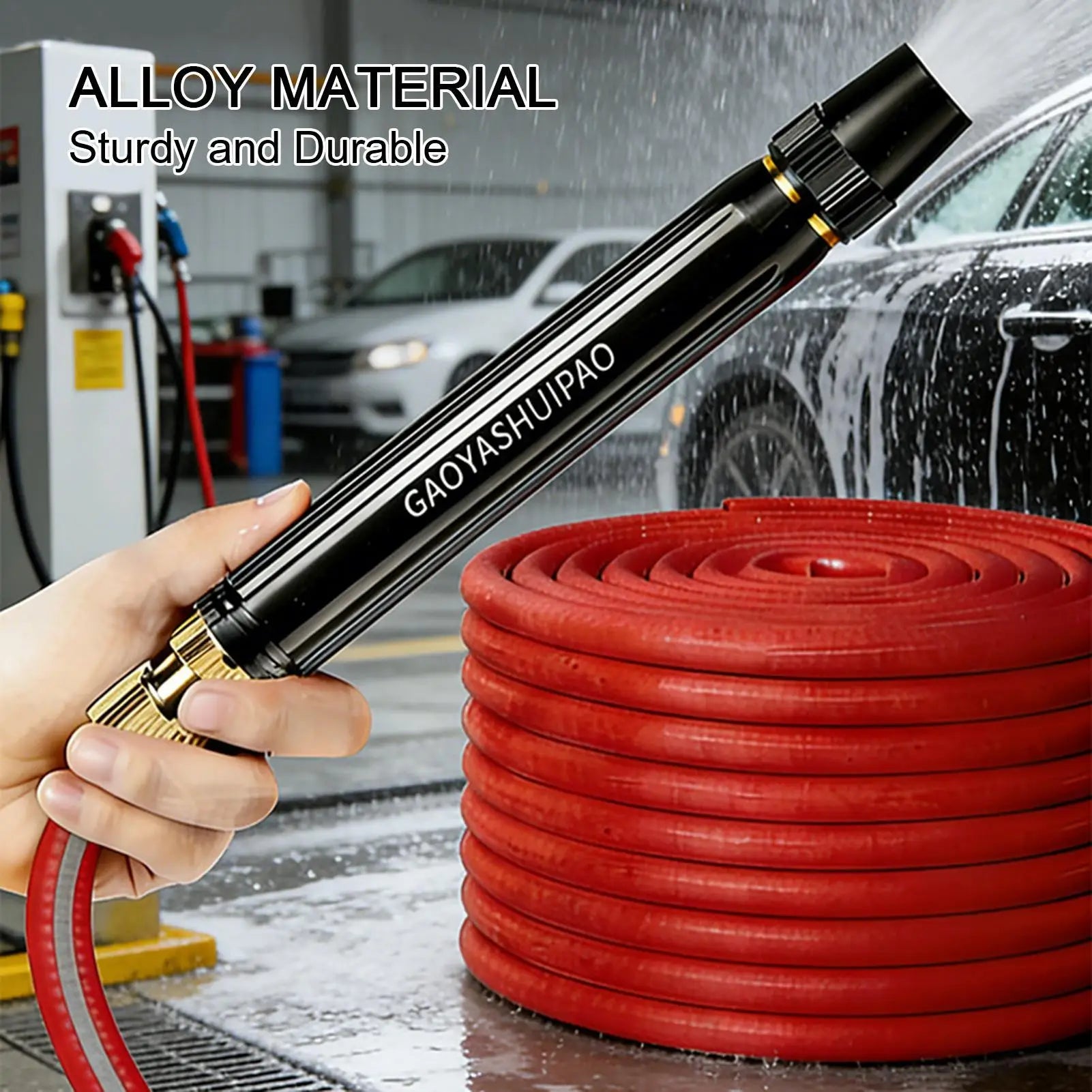 High-Pressure Car Wash Water Gun Powerful Sprayer for Car Washing Home Garden Water Gun Tools Direct Spray Car Wash Nozzle Oasis Select
