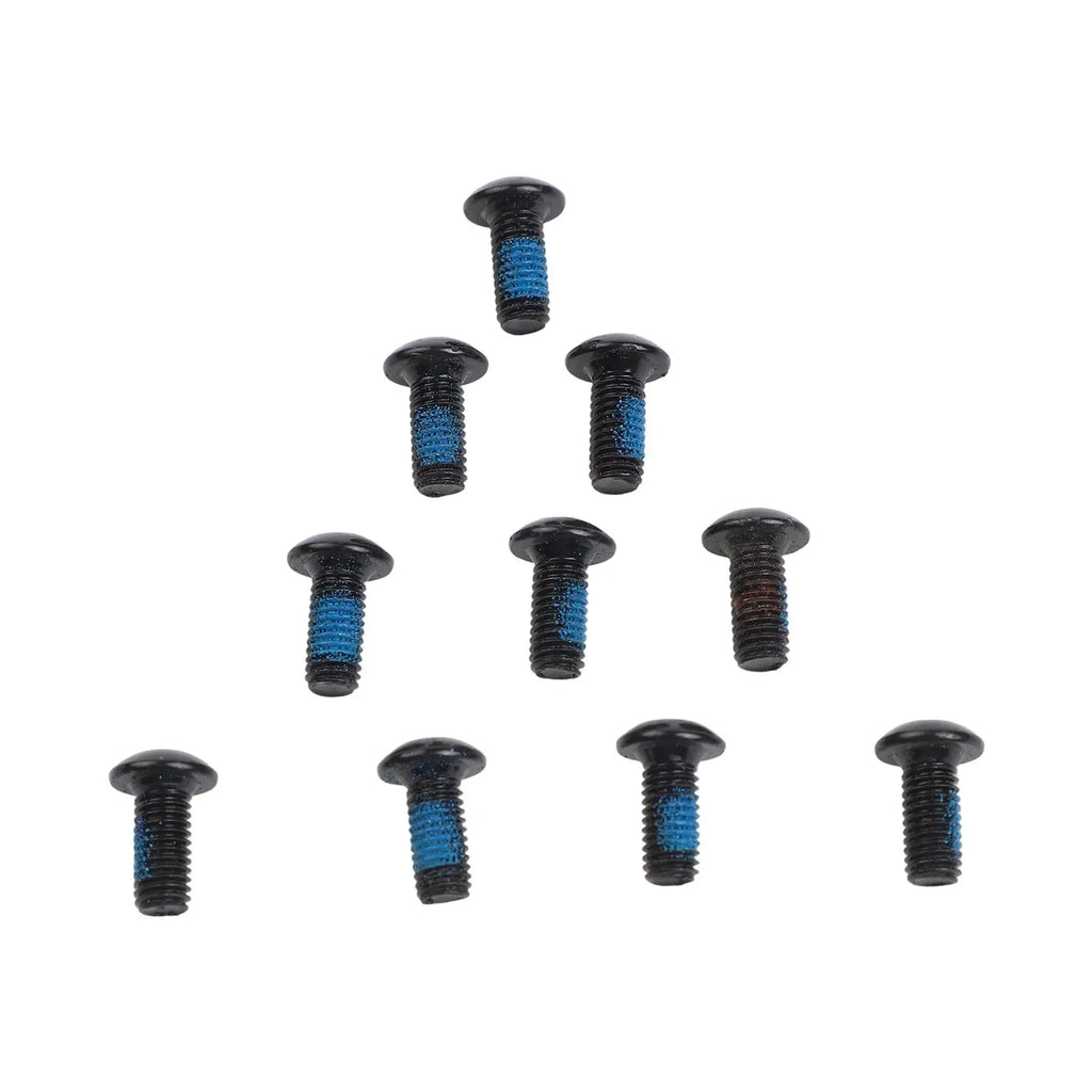 For Bike Setup Bicycle Brake Bolts Black Disc Bolts Diameter 5MM Anti-loose Glue Diameter 5mm Long Service Life Oasis Select