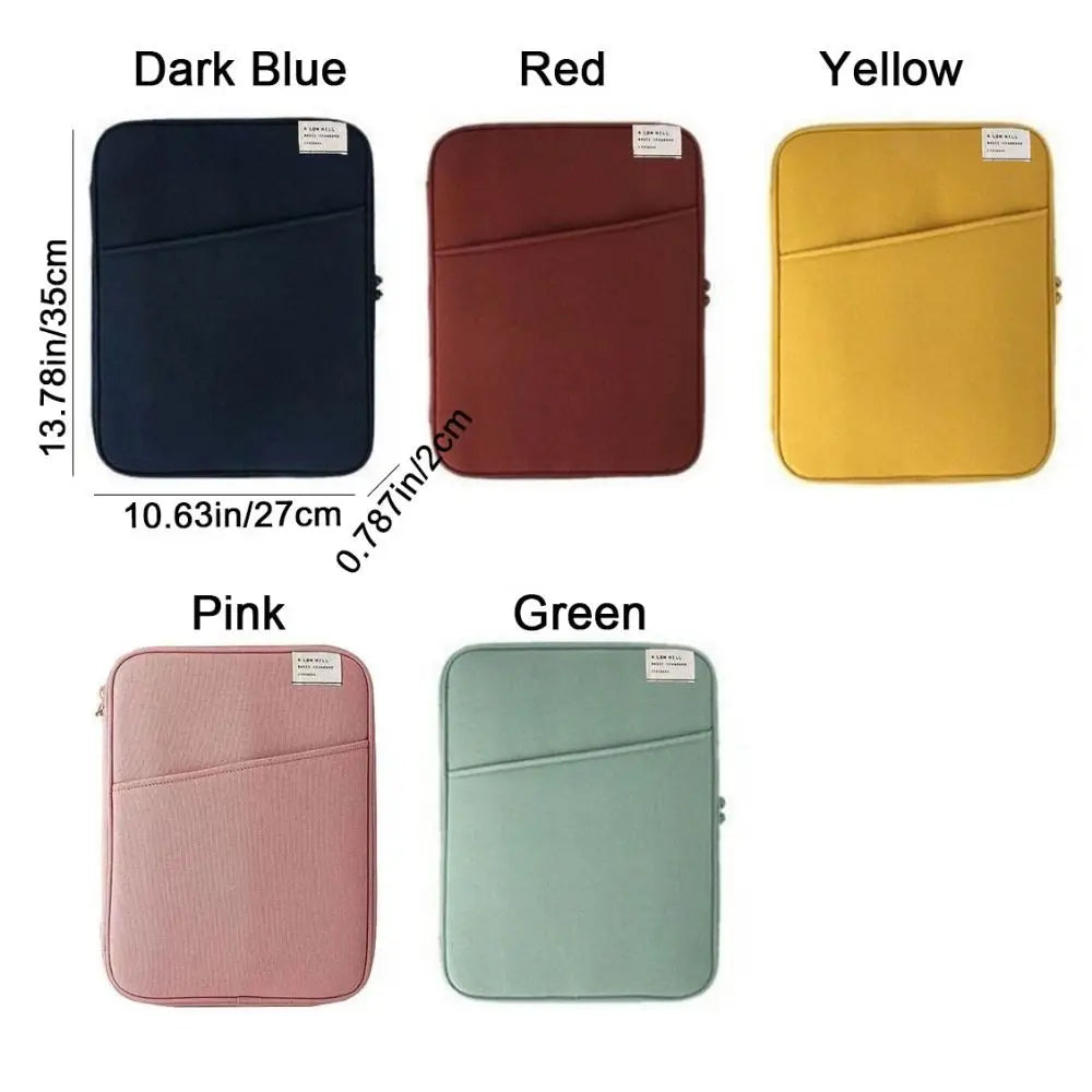 Shockproof 13 Inch Laptop Sleeve Protective Wear-resistant Laptop Carrying Case with Zipper Soft Tablet Pouch Laptop Accessories Oasis Select