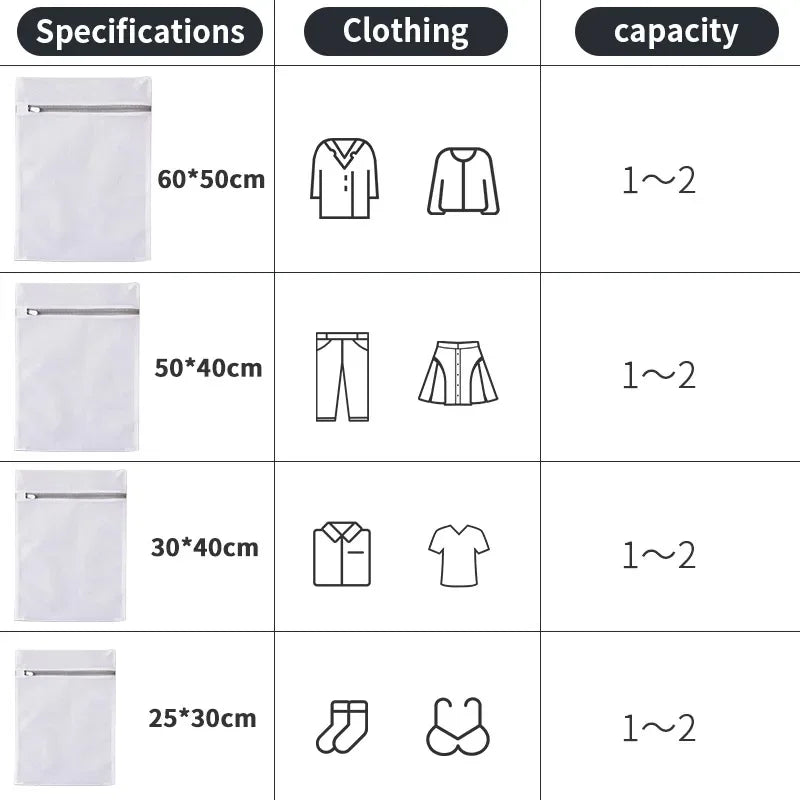 1/2/4/5/10Pcs Mesh Laundry Bag Laundry Wash Bags Coarse Net Laundry Basket Laundry Bags for Washing Machines Mesh Bra Bag Oasis Select