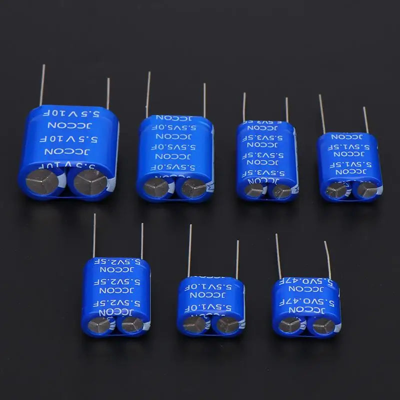 Super Capacitor Farad Capacitor 5.5V 0.47F 1F 1.5F 2.5F 3.5F 5.0F 10F Combination Double Layer Drone Car Recorder Capacitor Oasis Select