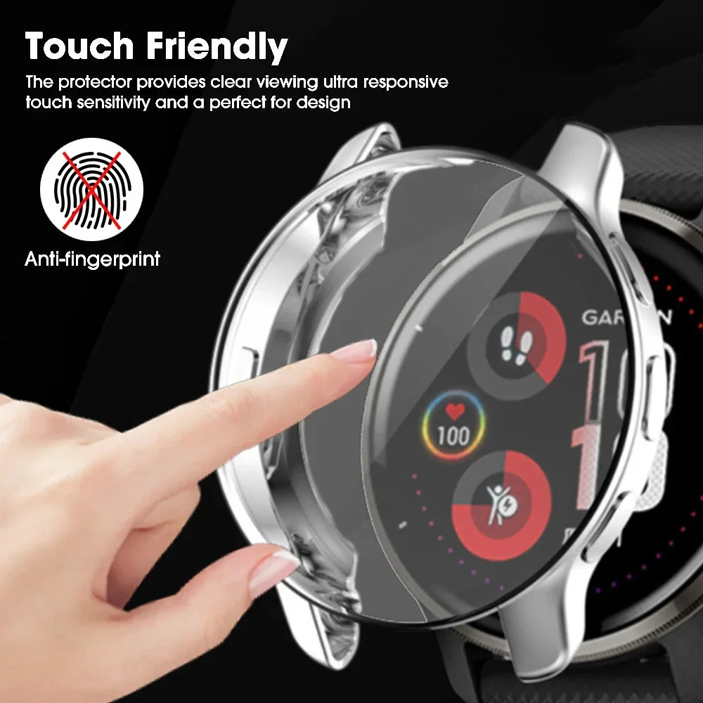 Garmin Venu 2 Plus TPU Case – Anti-Scratch Full Cover Protector Smartwatch Protective Case Oasis Select