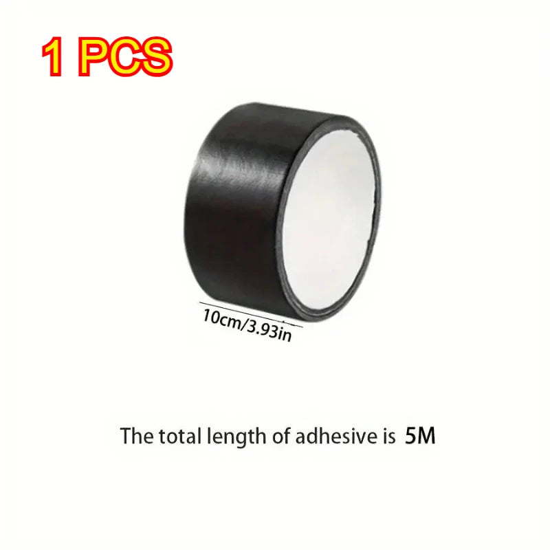 1roll Super Adhesive Fabric Duct Tape,Electric Bicycle Seat Repair, Tarpaulin Repair,tent Repair,blocks Water and Leaves No Glue Oasis Select 10cmx5M-1PCS 1mm