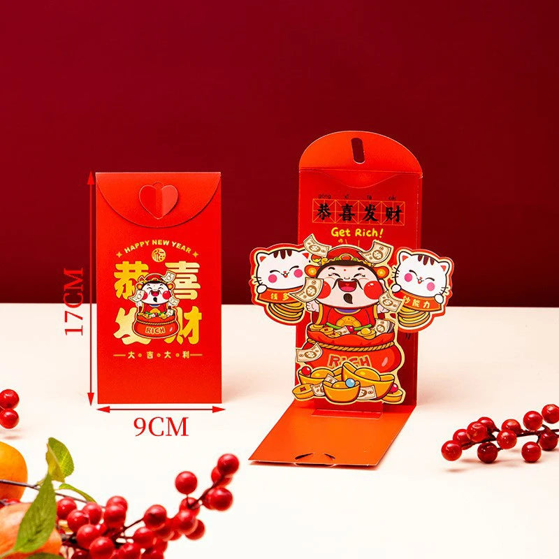 Chinese New Year Red Envelopes Red Pocket Year Of Horse Lucky Money Pockets Spring Festival Gift New Year Eve Hongbao Oasis Select A9