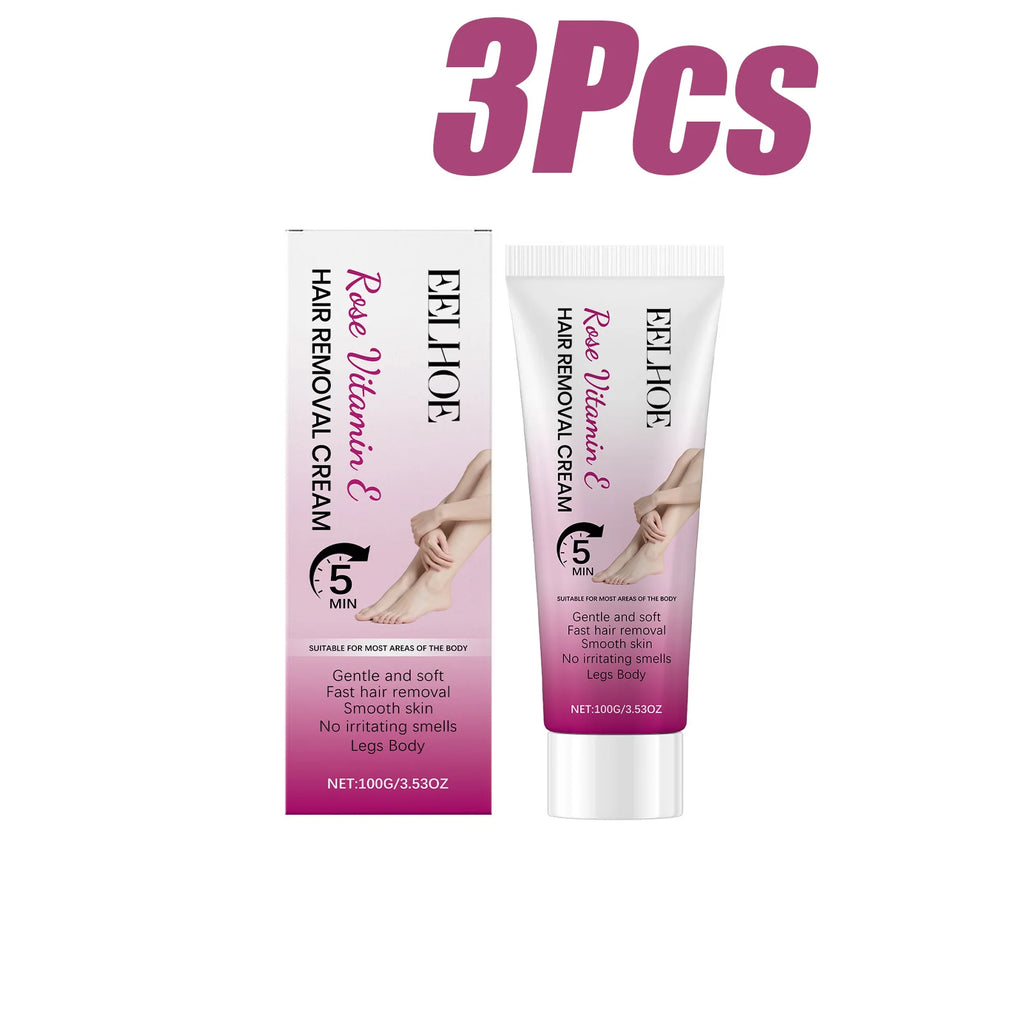 Eelhoe Gentle Hair Removal Cream – Painless & Smooth 100g Hair Removal Cream Oasis Select 300g Boxed