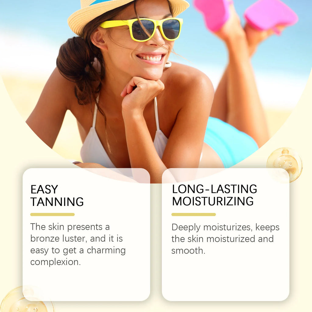 OceAura Golden Bronzing Tanning Lotion & Accelerator Cream 114g
