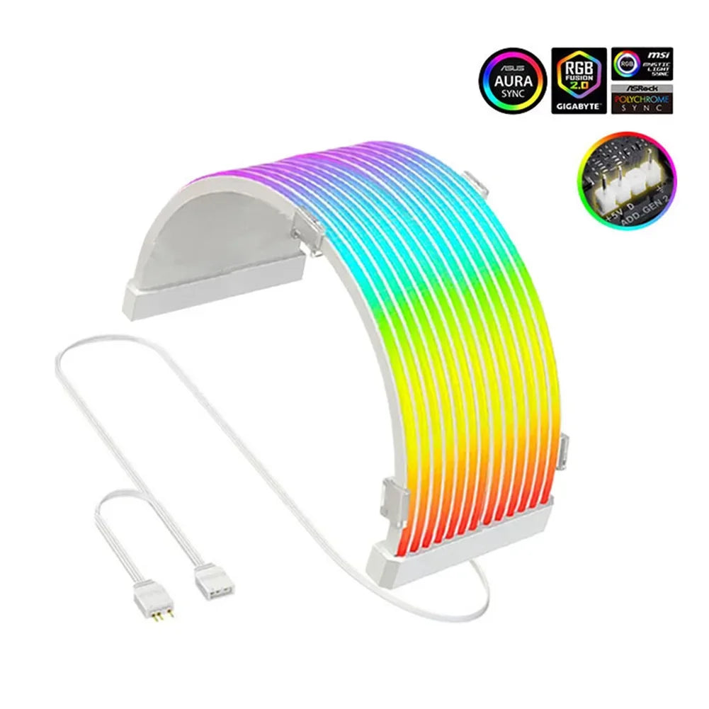 Fanmuran ARGB LED Light Bar – ATX 24-Pin GPU Cable Cover