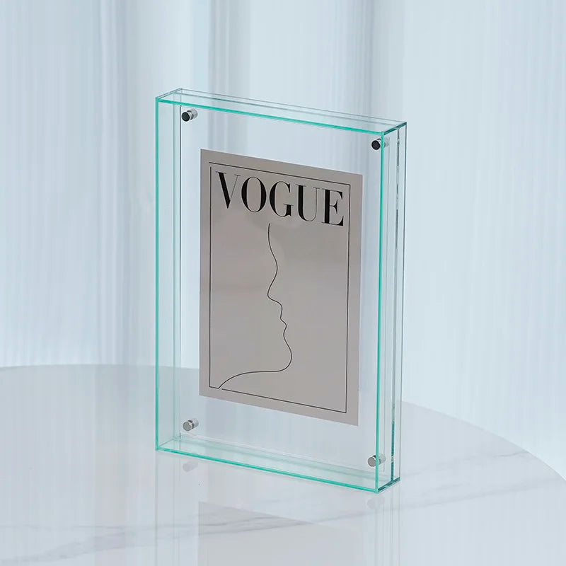 Acrylic Photo Frame – Table & Wall Display | Modern Decor