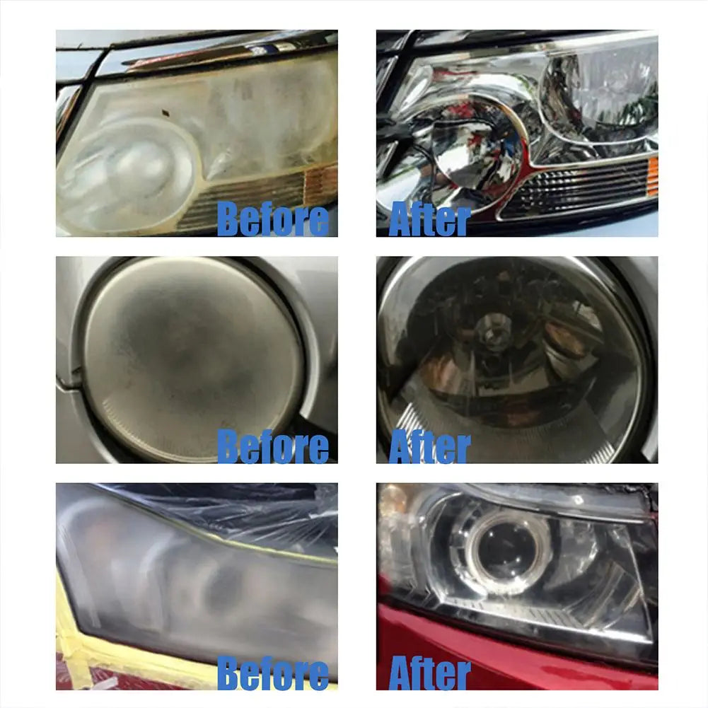 Car Headlight Polish & Restoration Kit – Remove Oxidation