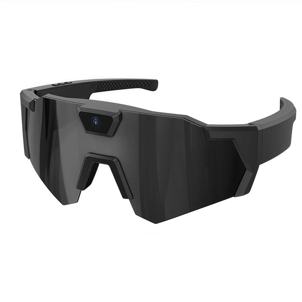 Cycling Action Sunglasses HD 1080P Video Recording Glasses 64G ROM Sports Wearable Glasses Suitable for Men and Women Oasis Select Black China Mainland