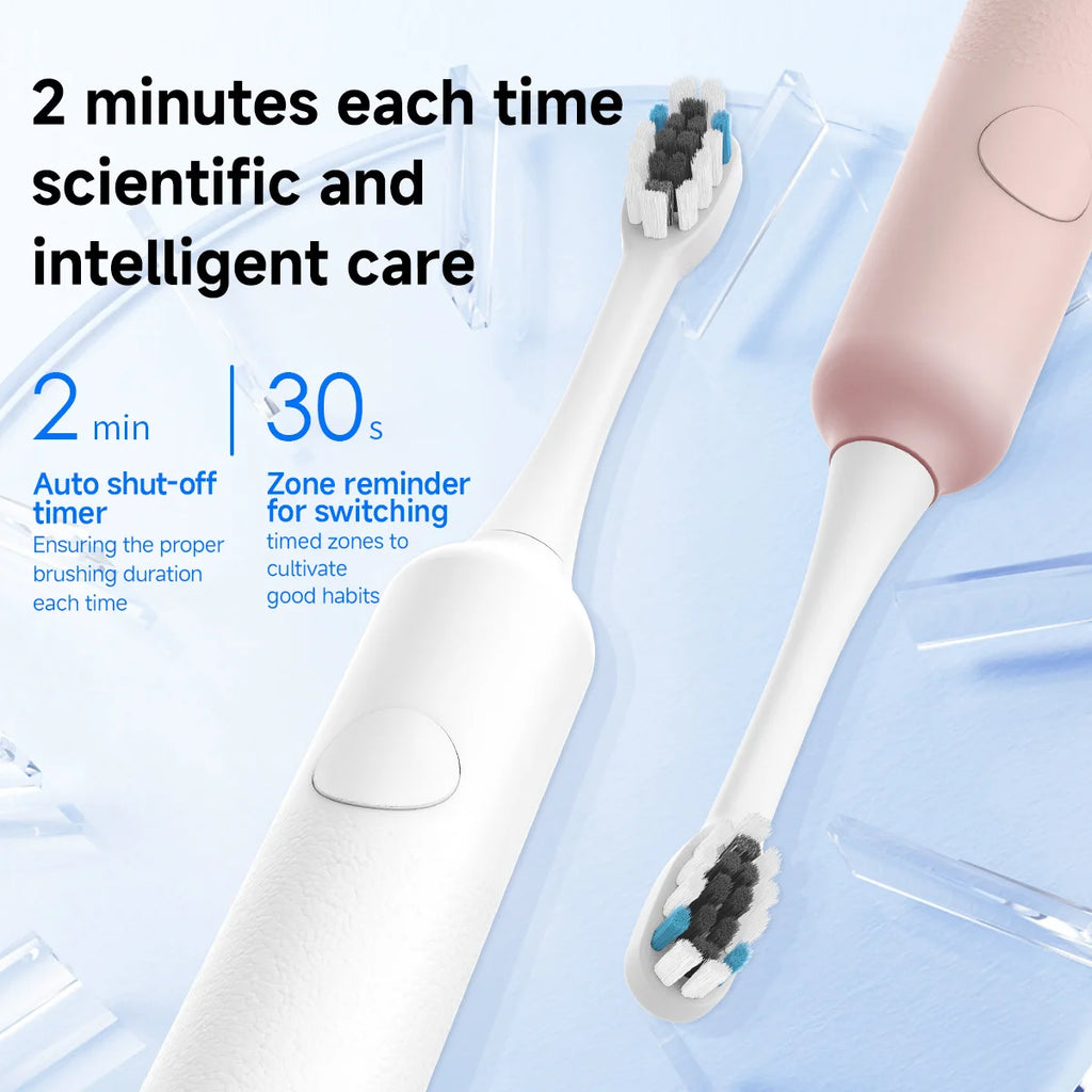 DOCO Sonic Electric Toothbrush vibration Smart Tooth Brush Head USB Rechargeable IPX7 Waterproof 3-gear Mode Oasis Select
