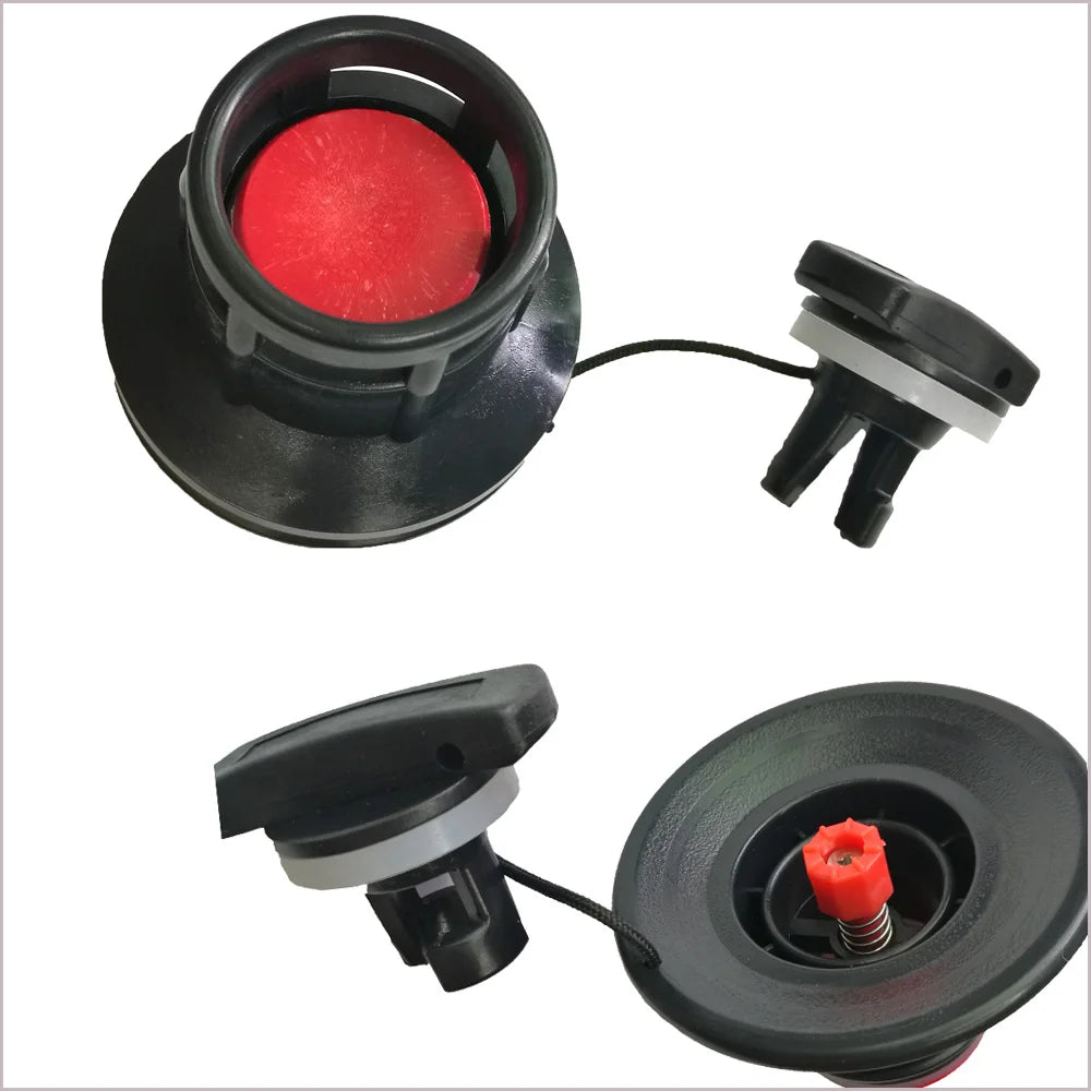 PVC Air Nozzle Valve 8 Groove Air Valve Caps for Inflatable Rubber Dinghy Raft Pool Fishing Boat Oasis Select