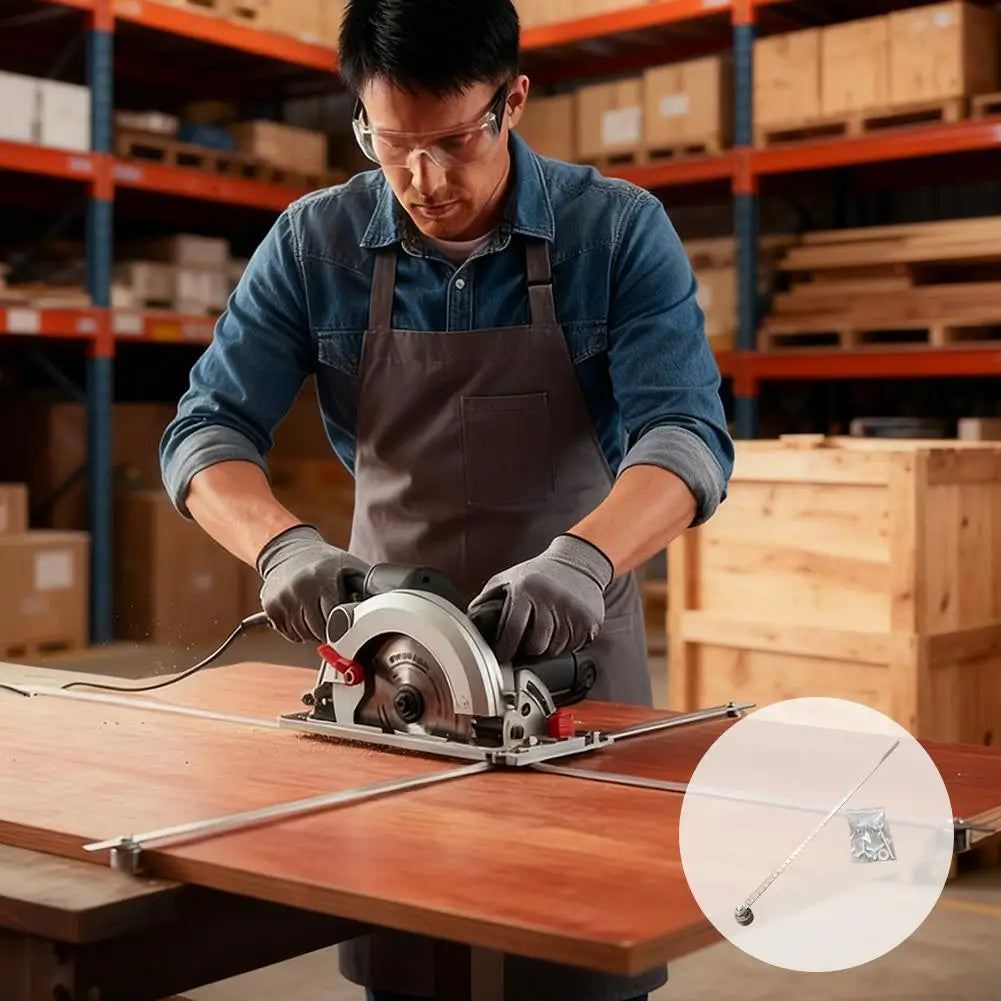 Circular Saw Guide Ruler – Bearing Positioning Woodworking Tool