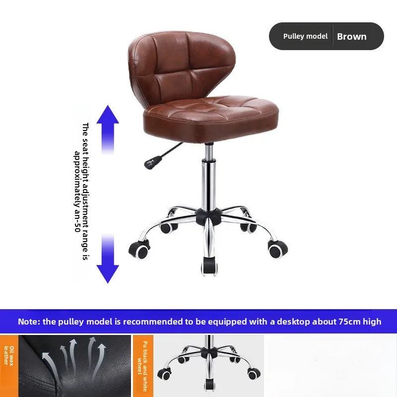 Bar chair stool computer chair rotating lift backrest high stool beauty stool checkout page swivel chair furniture Oasis Select 17