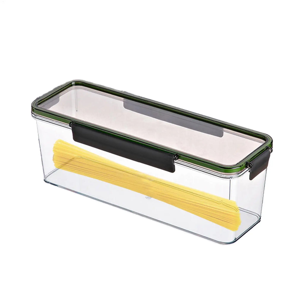Pasta Storage Box Noodle Spaghetti Container Household Cereal Preservation Storage Box With Cover Moisture-Proof Food Container Oasis Select