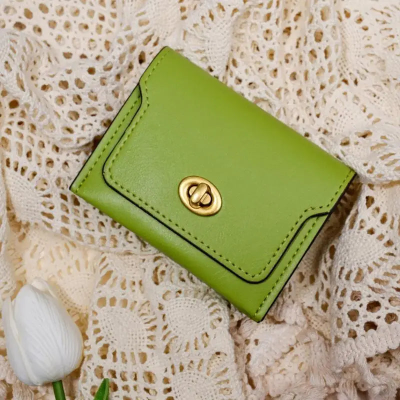 Women's PU Leather Short Wallet – Multi-Card Hasp Coin Purse