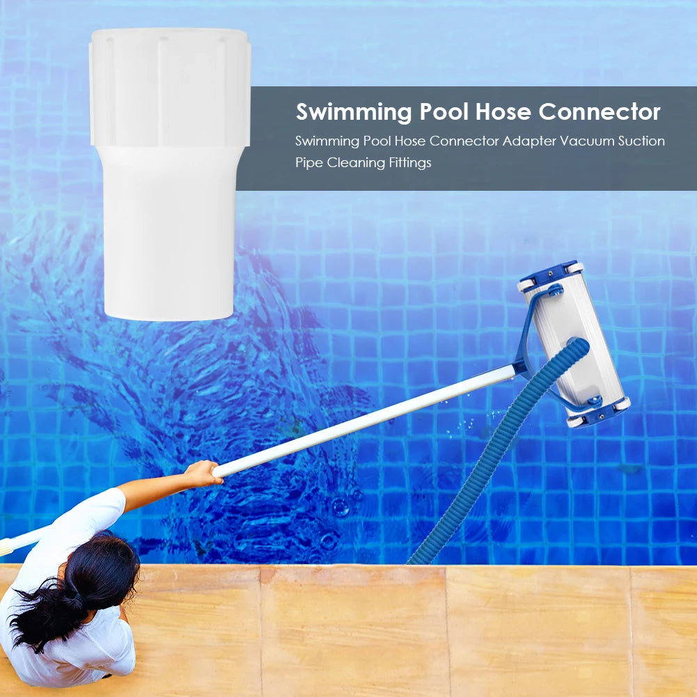 Vacuum Suction Pipe Cleaning Accessories Swimming Pool Hose Connector Adapter Suitable For 38mm Thread Suction Pipe Oasis Select