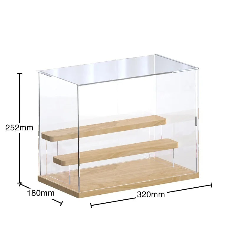 Acrylic Dust Cover Display Rack – Anime Figure & Jewelry Organizer