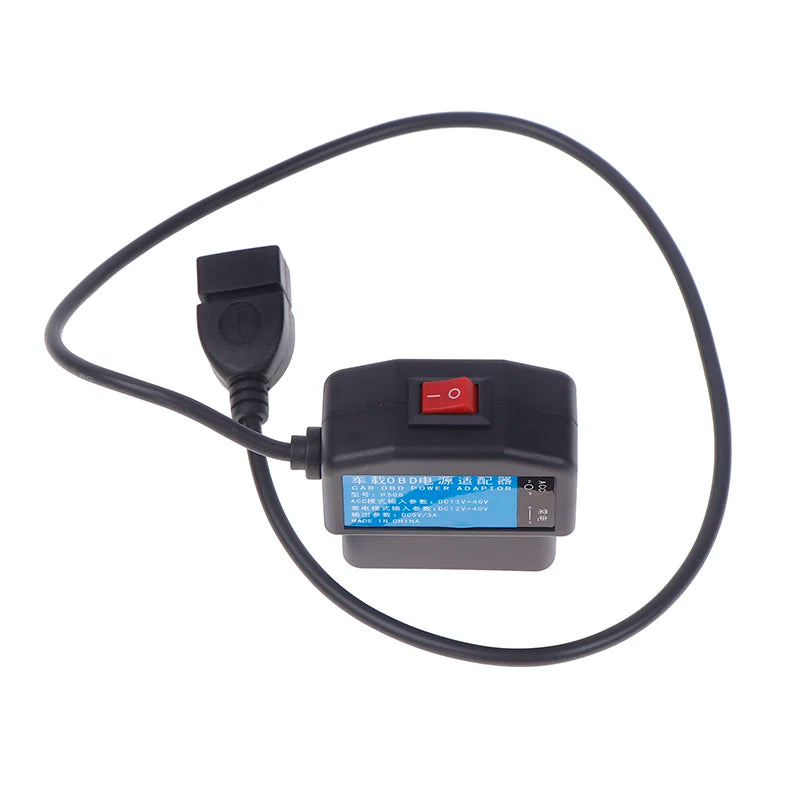 OBD Hardwire Kit with USB Car Charger Cable 5V 3A for Dash Cam Monitoring, 24 Hours Parking Surveillance Oasis Select