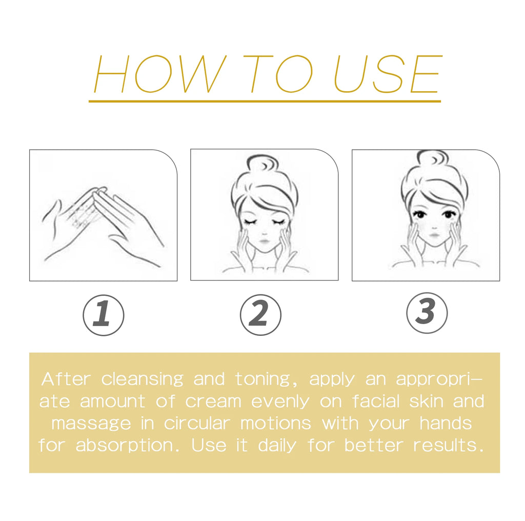 24K Gold Collagen Face Cream – Firming, Brightening & Anti-Wrinkle