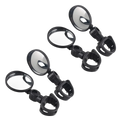 Adjustable Bike Handlebar Rearview Mirrors – 2-Pack Convex