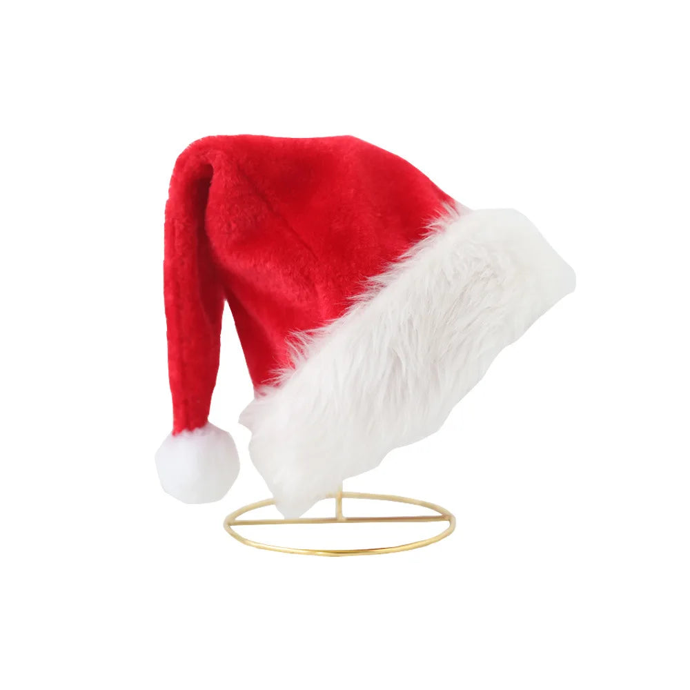 Christmas Hats: Kids Short/Long Fleece Hats, Adult Styles New Non-Woven Festival Party Decor Oasis Select