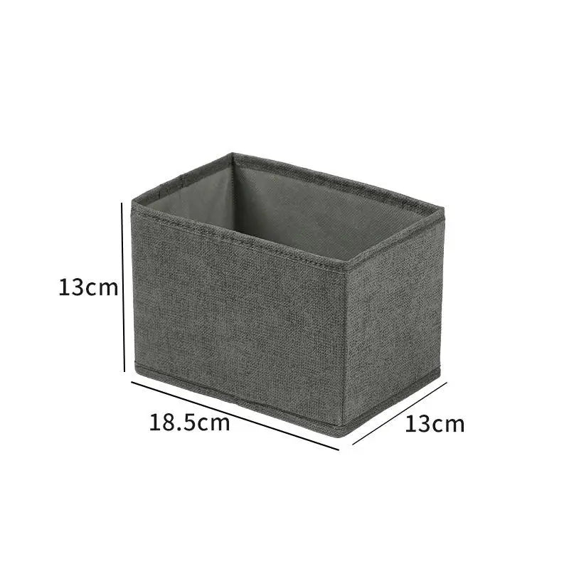 Clothes Organizer Storage Box Underwear Bra Socks Cabinet Drawer Organizer T-Shirt Storage Basket Wardrobe Storage Organizers Oasis Select S Gray