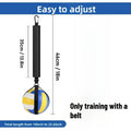 Adjustable Volleyball Spiking Training Belt Solo Serve Practice Equipment Bouncing Rebound Rope for Indoor & Beach Volleyball Oasis Select Black